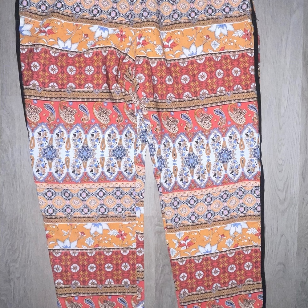 A. Byer Multicolor Patterned Trousers
